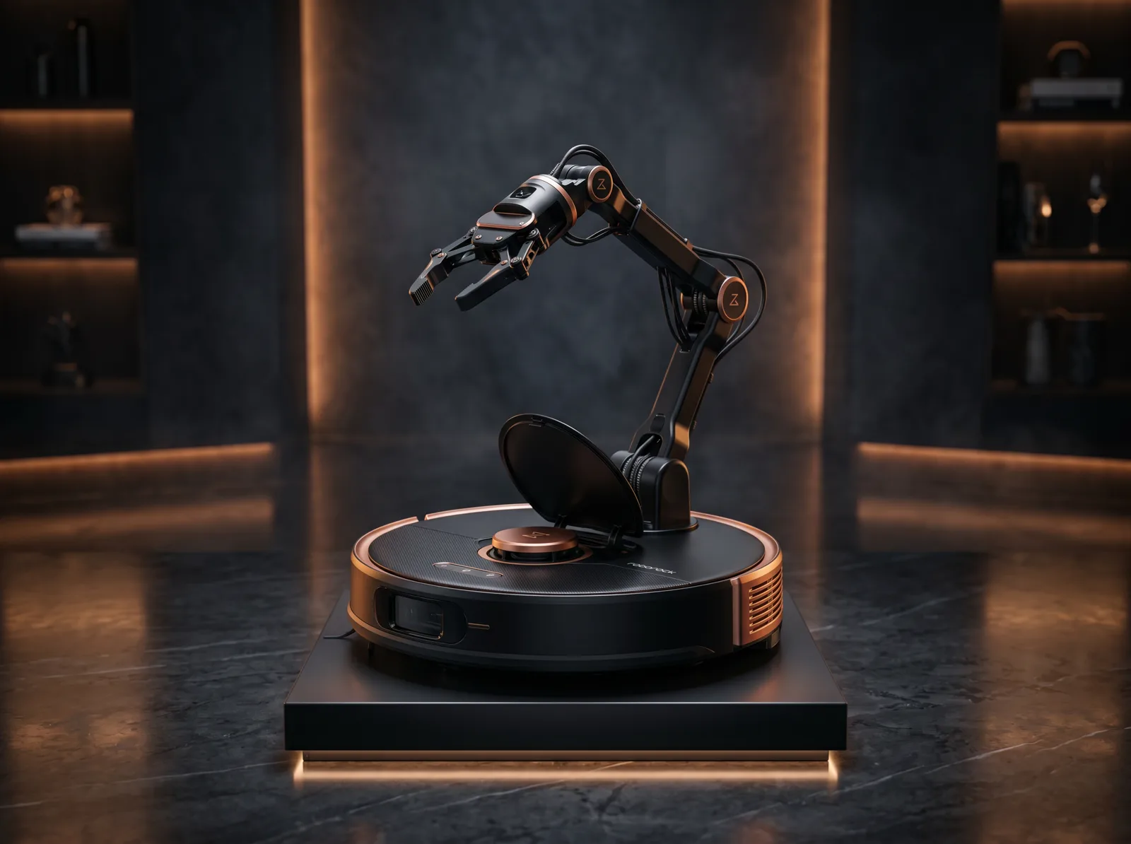 Roborock Saros Z70 displayed in the Automata showroom (visualization)